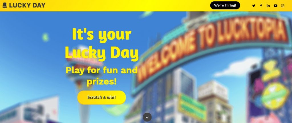 lucky day homepage preview