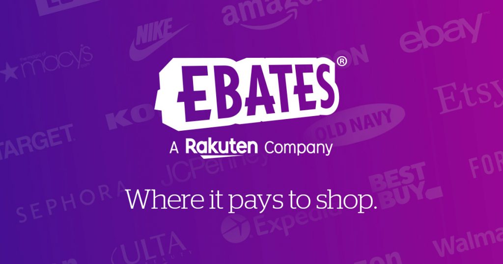 Ebates Rakuten logo and tagline